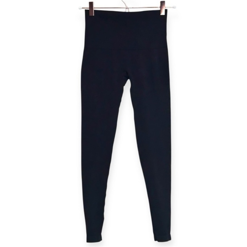 Assets High Waisted Black Leggings Nylon Spandex Shapewear Pants est S